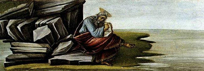 St John on Patmos, BOTTICELLI, Sandro